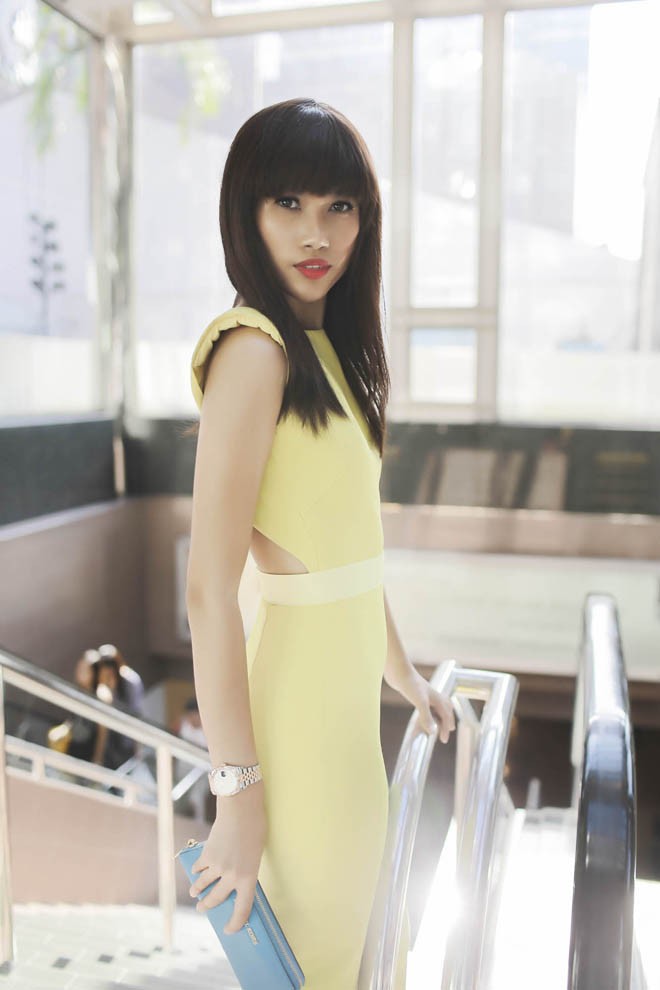 Trang Lạ xuất hiện quyến rũ ở Singapore Fashion Week - ảnh 5
